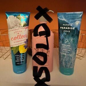 BATH & BODY WORKS Ultra Shea Body Cream Bundle Set(NWOT)